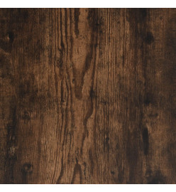 Bibliothèque/Buffet Chêne fumé 66x30x98 cm Bois d'ingénierie