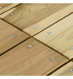Table de jardin 110x74x75 cm Bois de pin imprégné