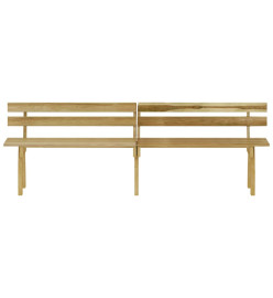 Mobilier de salle à manger de jardin 6 pcs Bois de pin imprégné