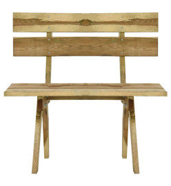 Mobilier de salle à manger de jardin 4 pcs Bois de pin imprégné