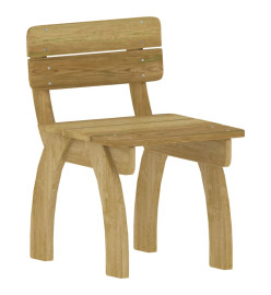 Mobilier de salle à manger de jardin 4 pcs Bois de pin imprégné