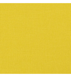 Ensemble de canapés 2 pcs jaune clair tissu