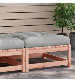 Repose-pied de jardin avec coussin bois massif douglas