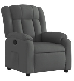 Fauteuil inclinable Gris foncé Tissu