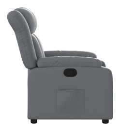 Fauteuil inclinable Gris Similicuir