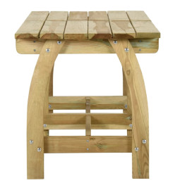Mobilier de salle à manger de jardin 4 pcs Bois de pin imprégné