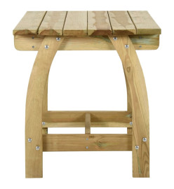 Mobilier de salle à manger de jardin 3 pcs Bois de pin imprégné