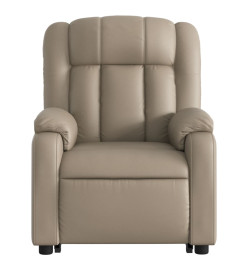 Fauteuil inclinable de massage Cappuccino Similicuir