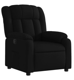 Fauteuil inclinable Noir Tissu