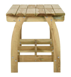 Table de jardin 160x74x75 cm Bois de pin imprégné