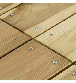 Table de jardin 160x74x75 cm Bois de pin imprégné