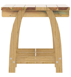 Mobilier de salle à manger de jardin 5 pcs Bois de pin imprégné