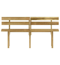 Mobilier de salle à manger de jardin 5 pcs Bois de pin imprégné