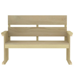 Mobilier de salle à manger de jardin 4 pcs Bois de pin imprégné