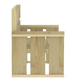 Mobilier de salle à manger de jardin 4 pcs Bois de pin imprégné