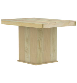 Mobilier de salle à manger de jardin 4 pcs Bois de pin imprégné