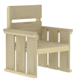 Mobilier de salle à manger de jardin 4 pcs Bois de pin imprégné