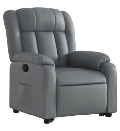 Fauteuil inclinable Gris Similicuir