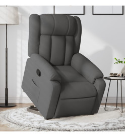 Fauteuil inclinable Gris foncé Tissu