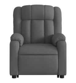 Fauteuil inclinable Gris foncé Tissu