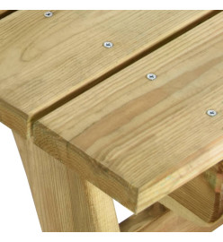 Table de jardin 220x74x75 cm Bois de pin imprégné