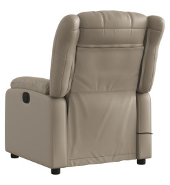 Fauteuil de massage inclinable Cappuccino Similicuir