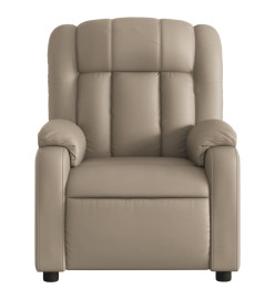 Fauteuil de massage inclinable Cappuccino Similicuir