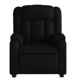 Fauteuil de massage inclinable Noir Similicuir