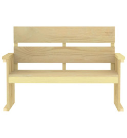 Mobilier de salle à manger de jardin 3 pcs Bois de pin imprégné