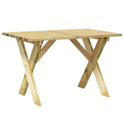 Mobilier de salle à manger de jardin 3 pcs Bois de pin imprégné