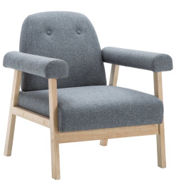 Fauteuil Gris clair Tissu