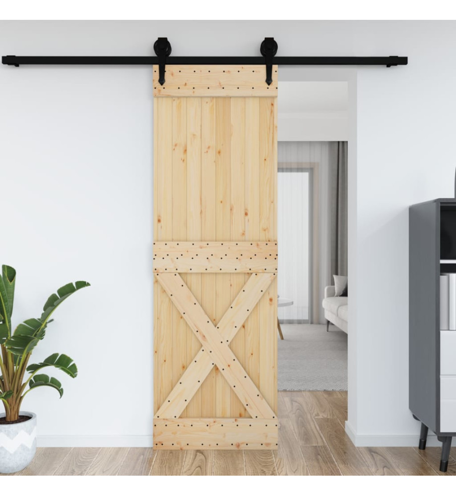 Porte NARVIK 70x210 cm bois massif de pin