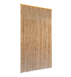 Rideau de porte contre insectes Bambou 100 x 200 cm