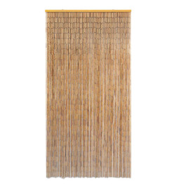 Rideau de porte contre insectes Bambou 100 x 200 cm