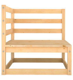 Salon de jardin 6 pcs Bois de pin massif