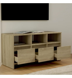 Meuble TV Chêne sonoma 102x37,5x52,5 cm Aggloméré