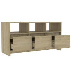 Meuble TV Chêne sonoma 102x37,5x52,5 cm Aggloméré