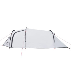 Tente de camping 4 personnes blanc 360x135x105 cm taffetas 185T