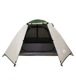 Tente de camping 2 personnes vert 224x248x118 cm taffetas 185T