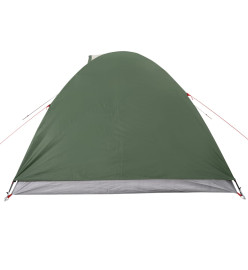 Tente de camping 4 personnes vert 267x272x145 cm taffetas 185T