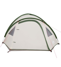 Tente de camping 4 personnes vert 300x250x132 cm taffetas 185T