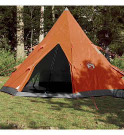 Tente de camping 4 personnes 367x367x259 cm taffetas 185T