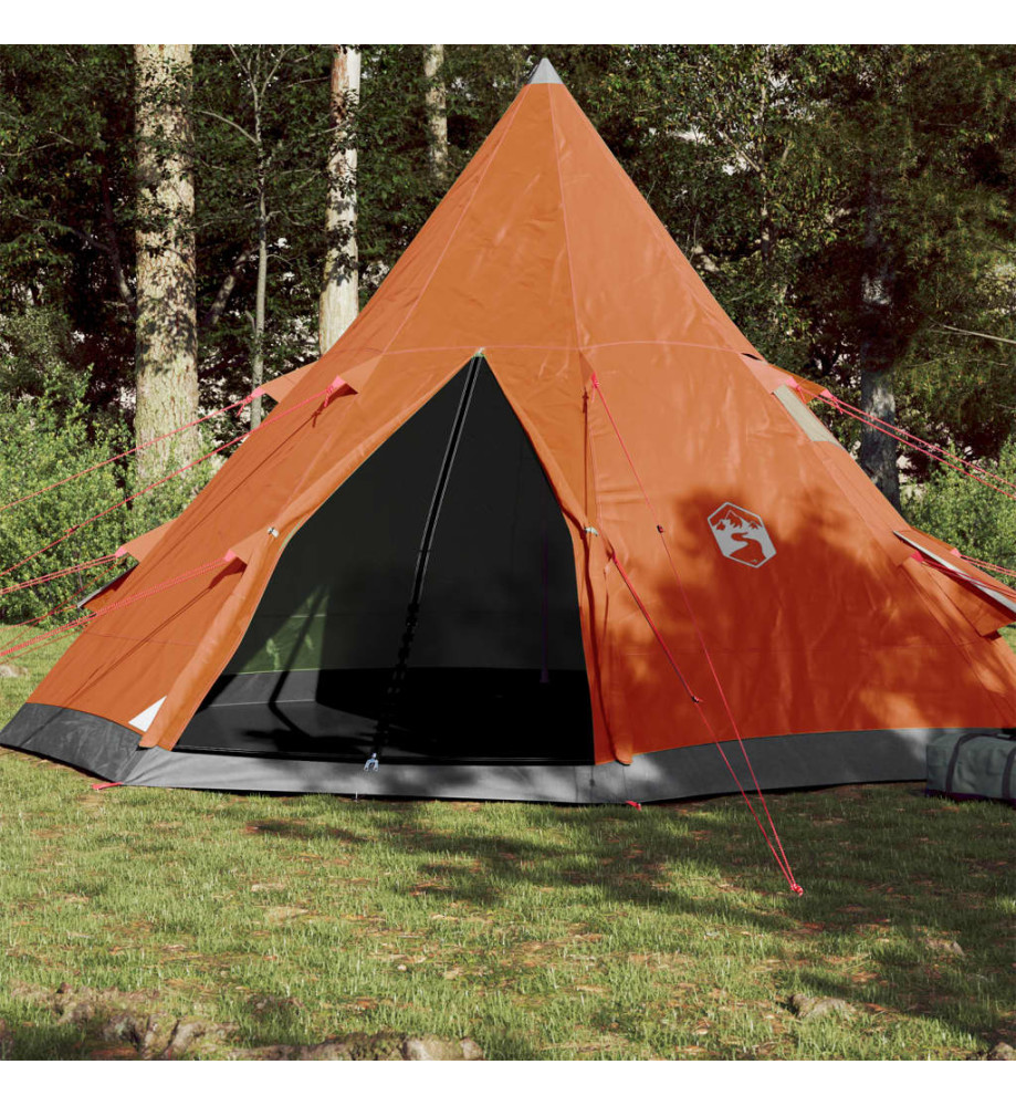 Tente de camping 4 personnes 367x367x259 cm taffetas 185T