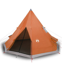 Tente de camping 4 personnes 367x367x259 cm taffetas 185T