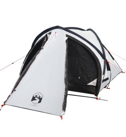 Tente de camping 2 personnes blanc 320x140x120 cm taffetas 185T