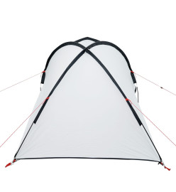 Tente de camping 2 personnes blanc 320x140x120 cm taffetas 185T