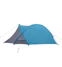 Tente de camping 2 personnes bleu 320x140x120 cm taffetas 185T