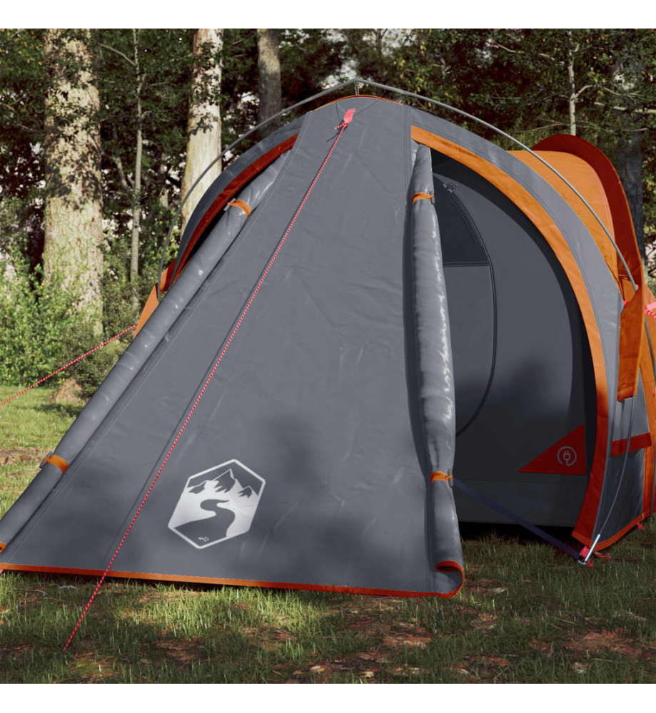 Tente de camping 2 personnes 320x140x120 cm taffetas 185T