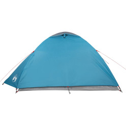 Tente de camping 4 personnes bleu 267x272x145 cm taffetas 185T