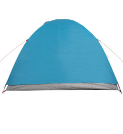 Tente de camping 4 personnes bleu 267x272x145 cm taffetas 185T